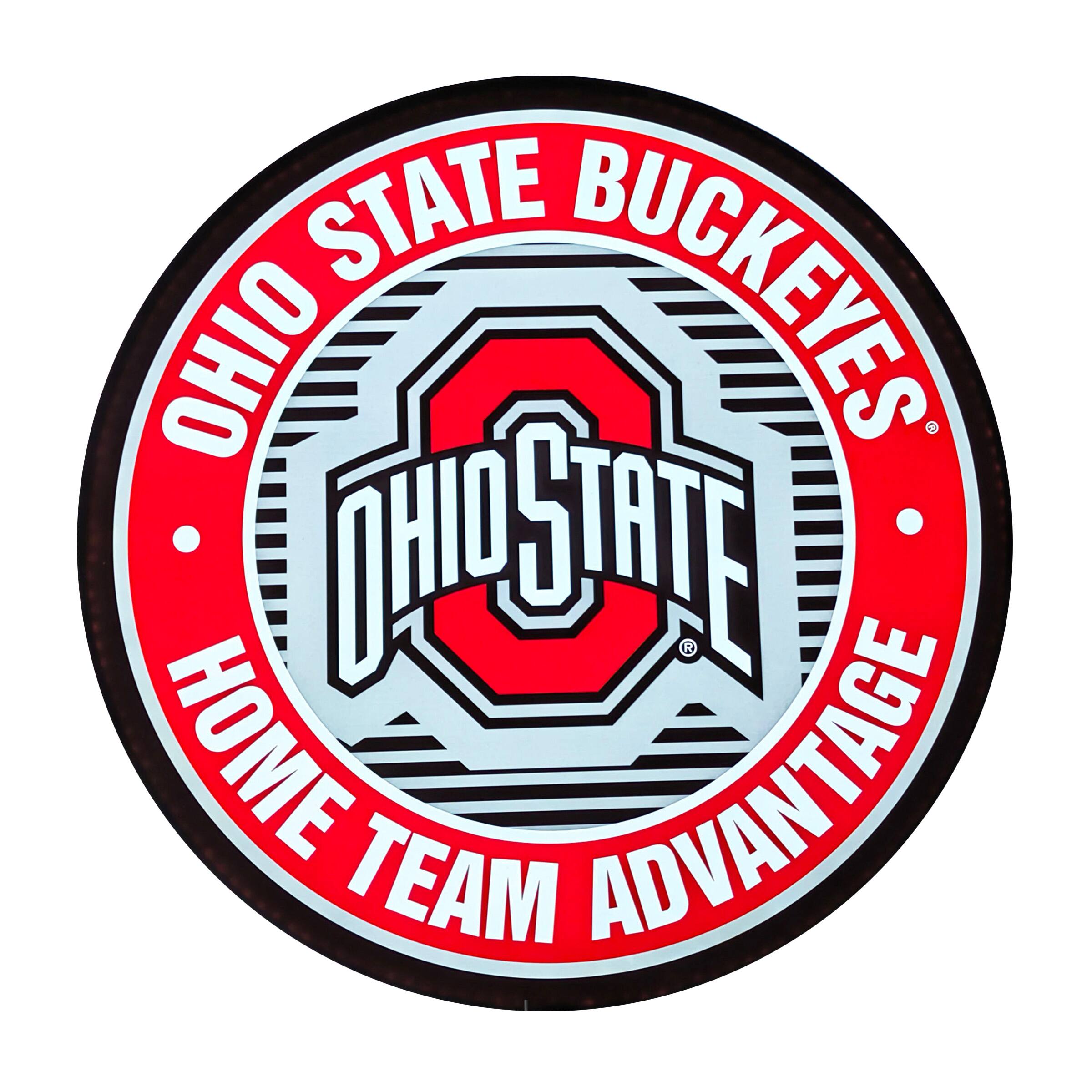 Ohio State Buckeyes Home Team Advantage LED Lighted Sign