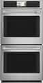 Café - 30" Smart Built-In Double Electric True European Convection Wall Oven with Air Fry and Precision Cooking Modes - Stainless Steel