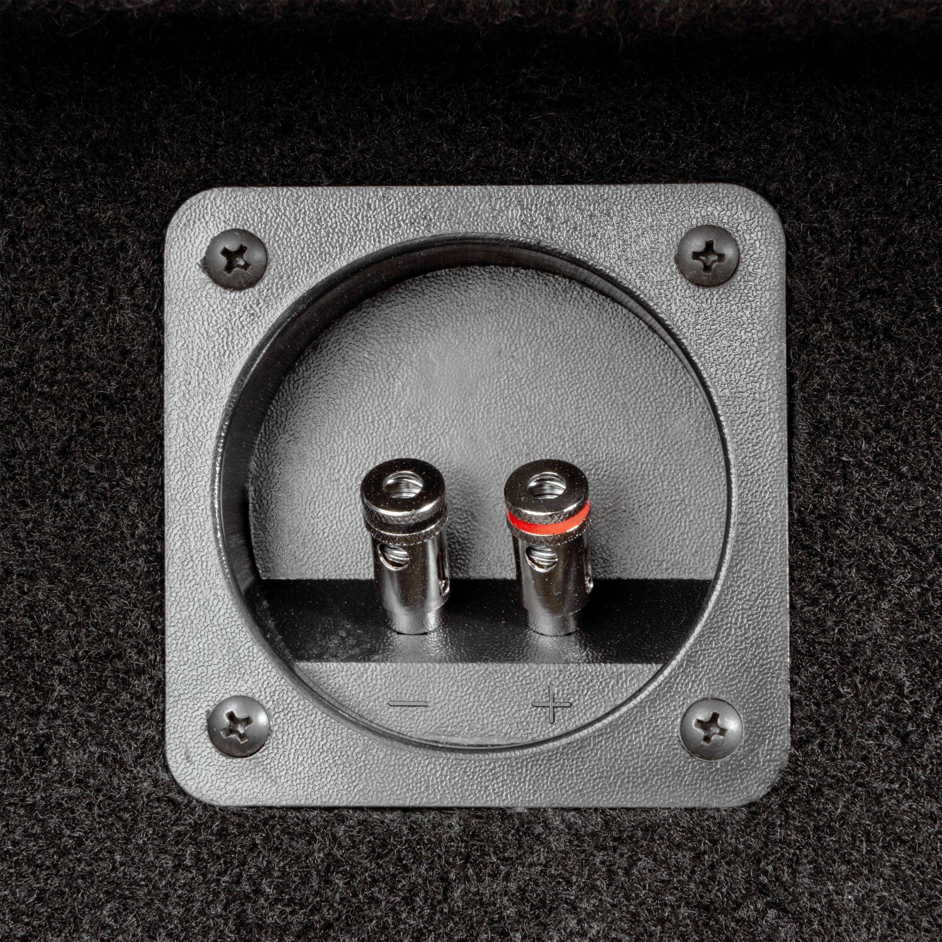 Alt View 4. NVX - Custom Fit 800W RMS Dual 12in Sealed Loaded Subwoofer Enclosure for 2014-2021 Toyota Tundra Crew Max Trucks.