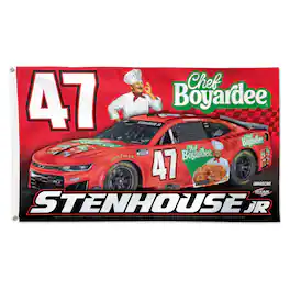 WinCraft - Ricky Stenhouse Jr. 3' x 5' Single-Sided Deluxe Flag - Multicolor