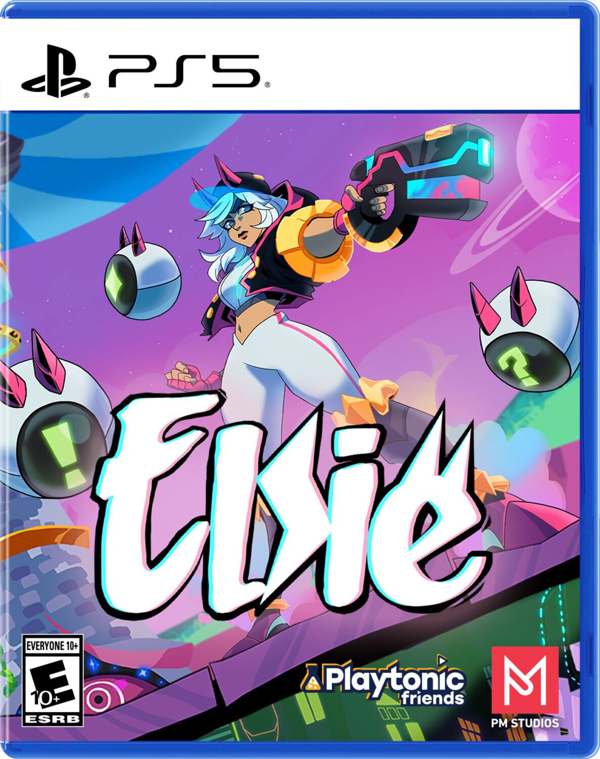 PS5  
? ! Edie  
EVERYONE 10+  
X E 10+  
Playtonic friends  
M  
ESRB  
PM STUDIOS - E10+ (Everyone 10+)