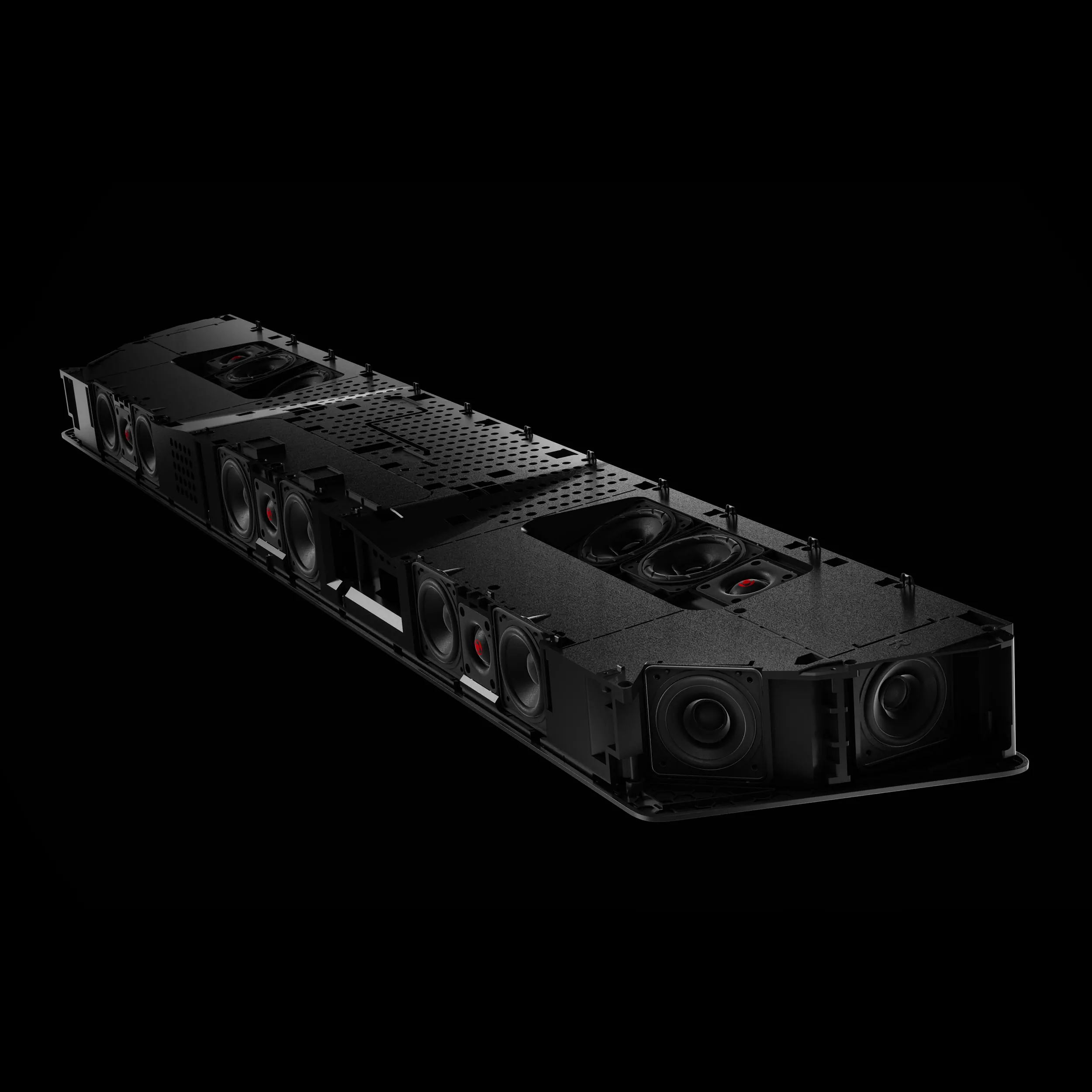 Alt View 1. Nakamichi - Shockwafe Wireless 11.2.6-Ch 2300W Dolby Atmos Soundbar w/ Dual 10" Subwoofers, 6 Height Channels, 31 Punktkilde Drivers - Black.