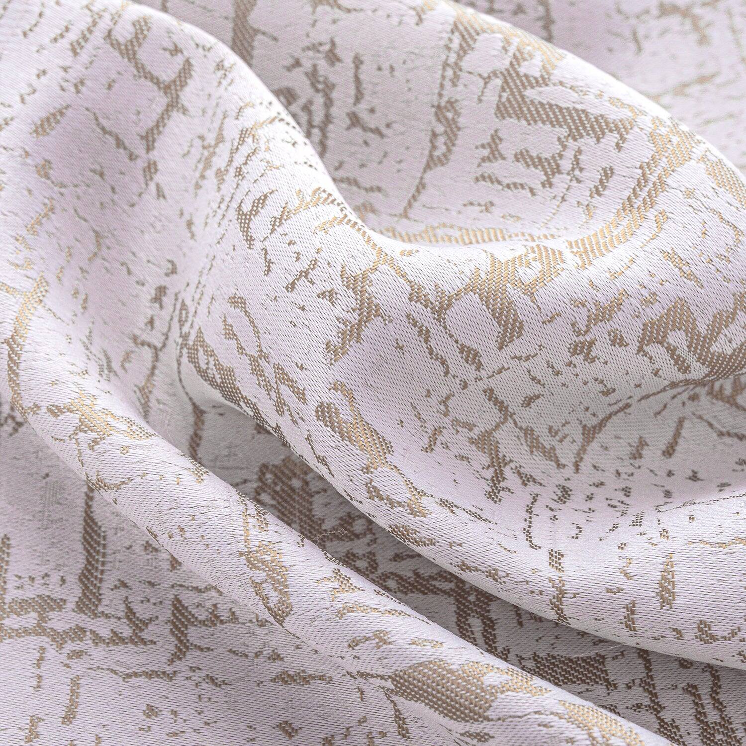 Alt View 1. RT Designers Collection - RT Designers Collection 100% Polyester 140 GSM Luca Jacquard Grommet Curtain Panel 54" x 84" Taupe - Taupe.
