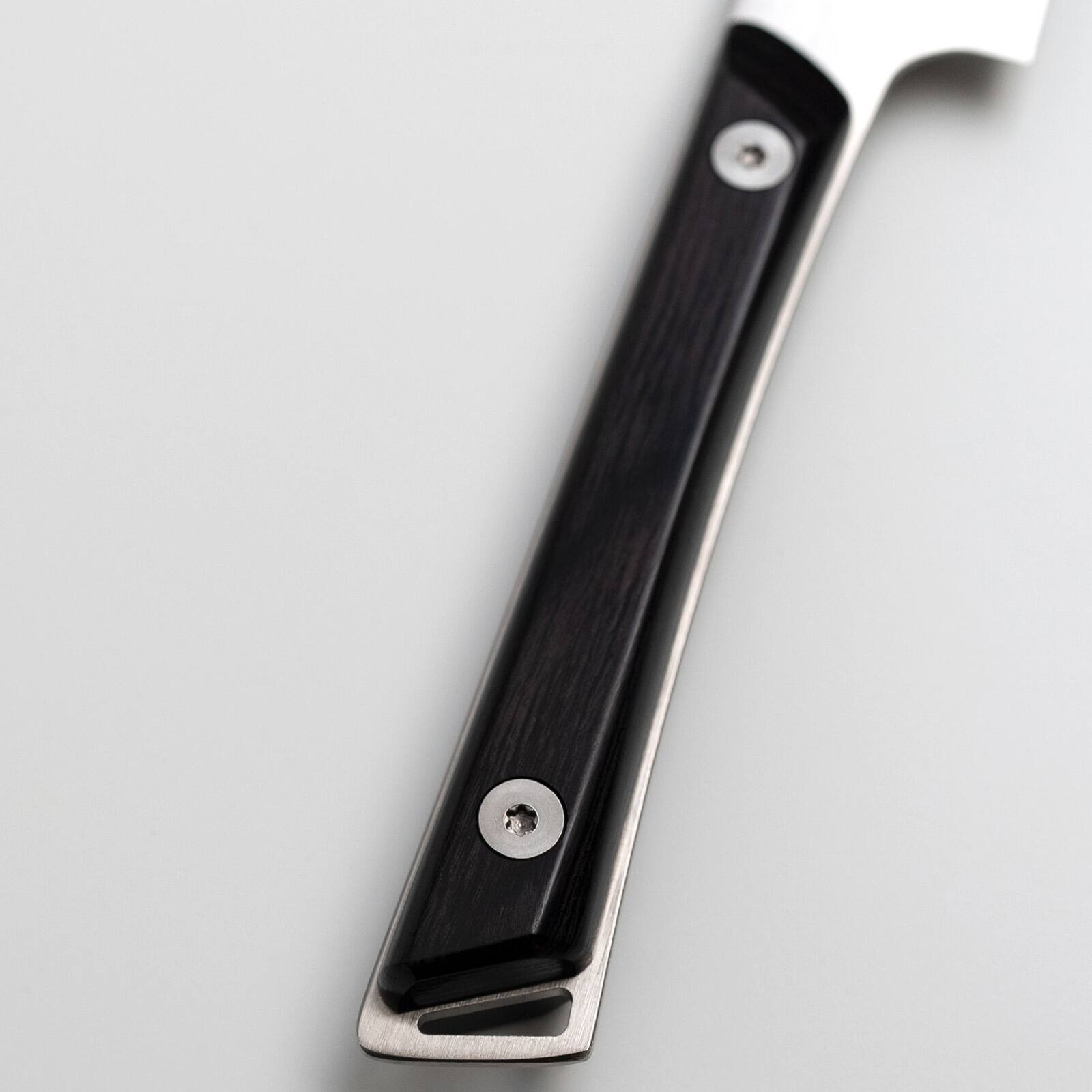 Alt View 2. Shun - Kazahana Utility Knife, 6 Inch - Silver.