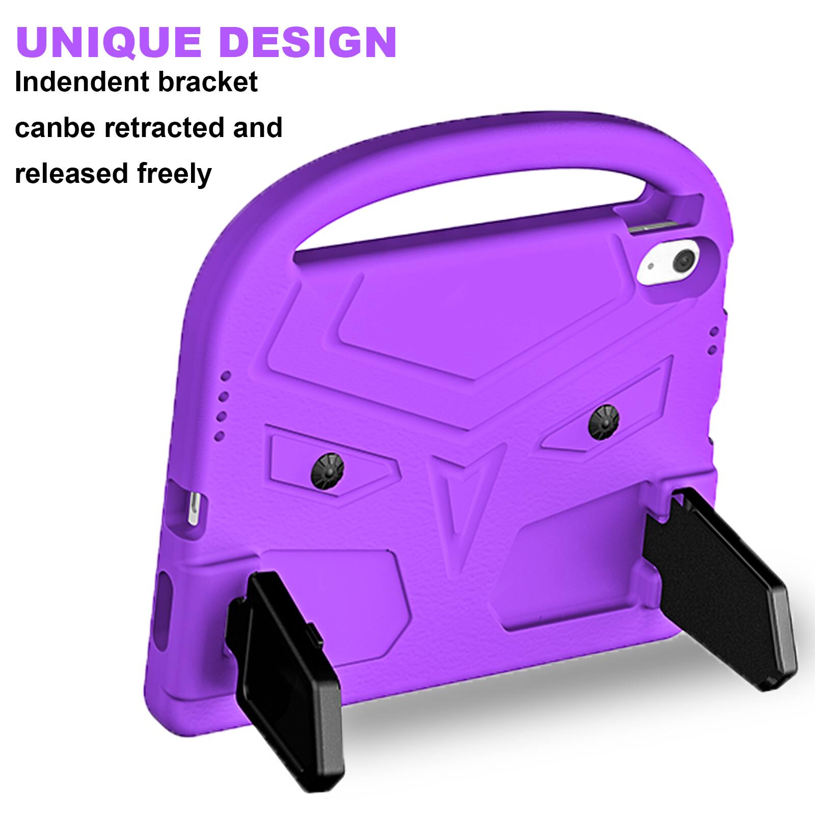 UNIQUE DESIGN  
Independent bracket can be retracted and released freely