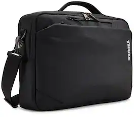 Thule - Subterra Laptop Bag 15.6-inch Laptop 10.1-inch Tablet Organizer Trolley Sleeve Nylon Model TSSB-316B - Black