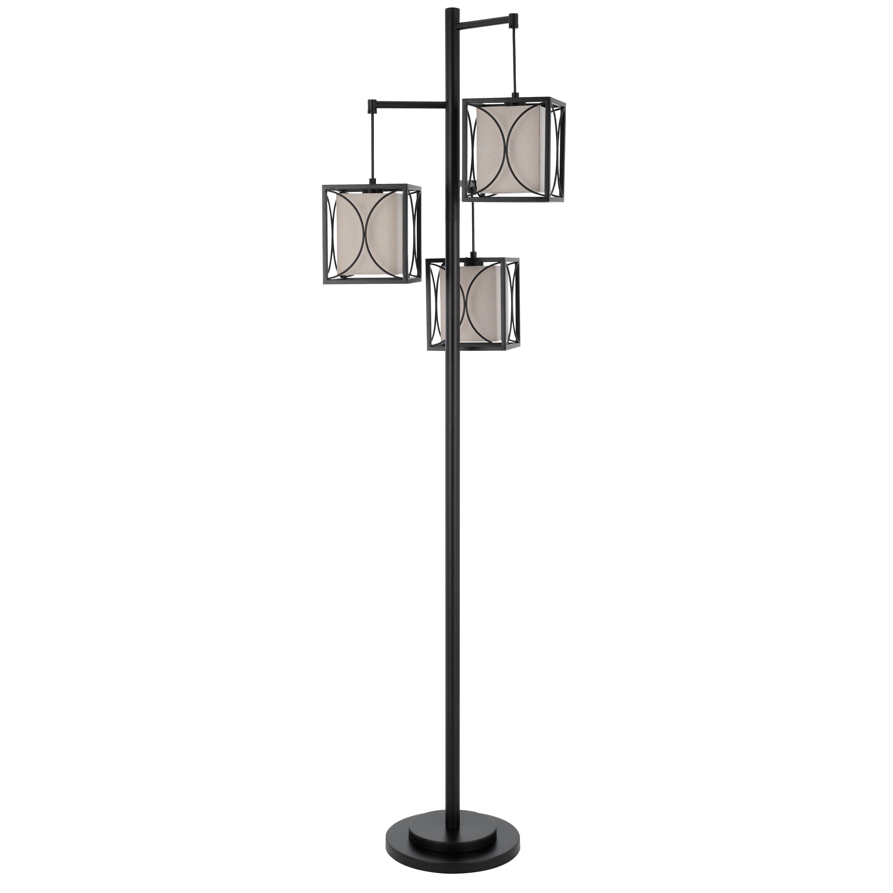 Manhattan Lane - Lany 73 Inch Floor Lamp, 3 Hanging Lantern Style Shades, Iron