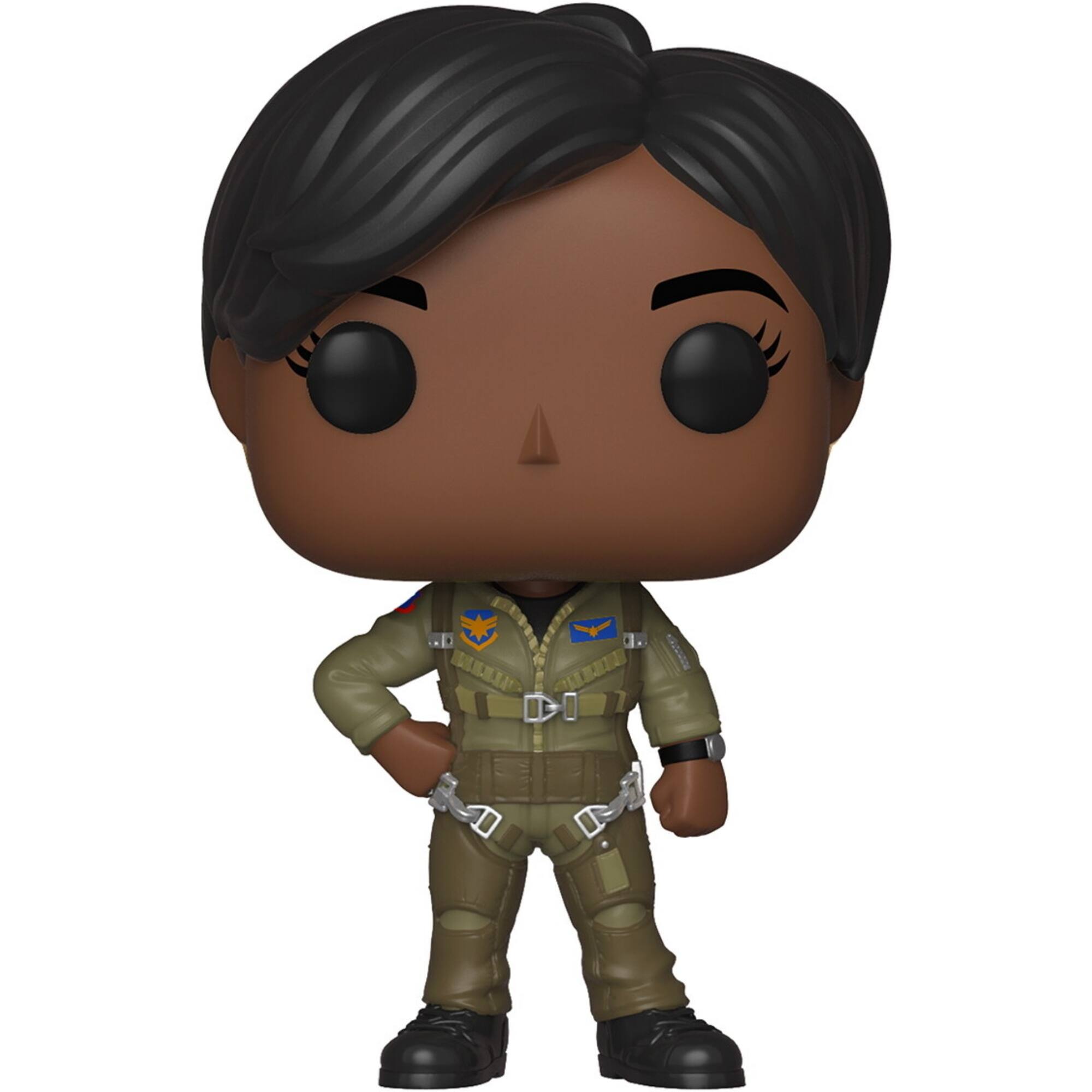 Alt View 1. Funko - Captain Marvel Maria Rambeau Funko Pop! Vinyl Figure #430 - Black.