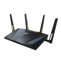 ASUS - AX6000 Dual Band Wi-Fi 6 Router - Black - Front_Zoom