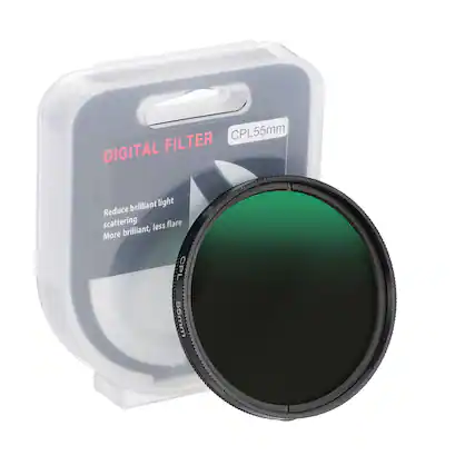 FILTER CPL55mm DIGITAL
Reduce brilliant light scattering
More brilliant, less flare