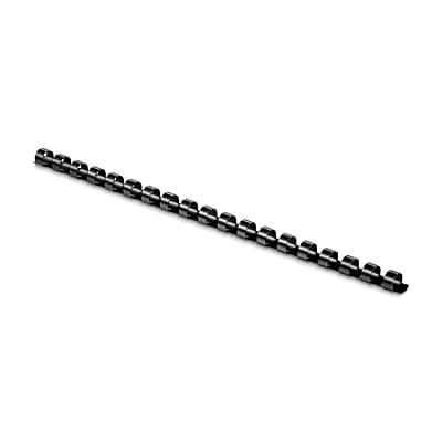 Staples - Staples® 3/8" Plastic Binding Spine Comb, 55 Sheet Capacity, 25/Pack (5232204/5232206) - Black