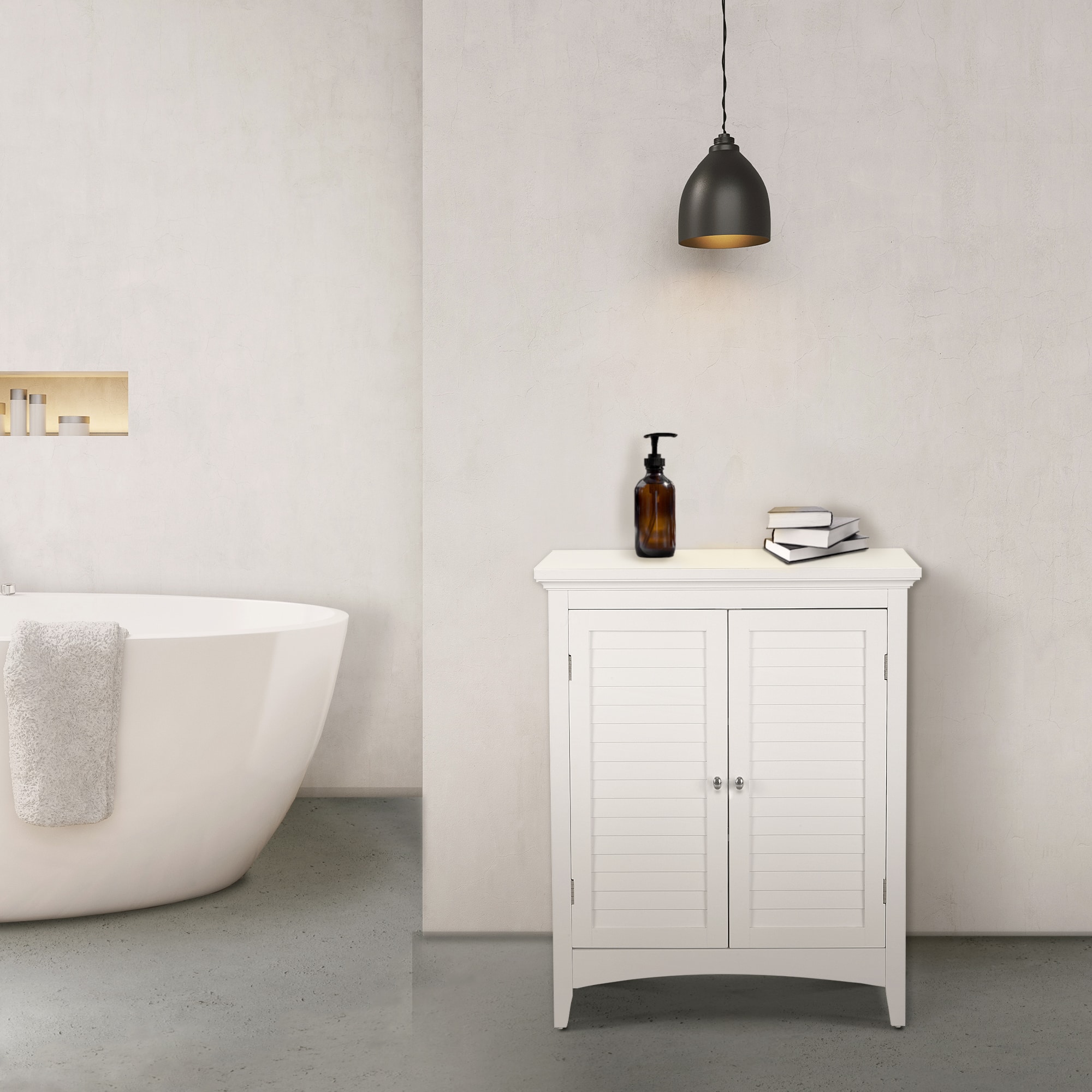 Teamson Home - Glancy Freestanding Two-Door Floor Cabinet - White price history on PriceWatchPro