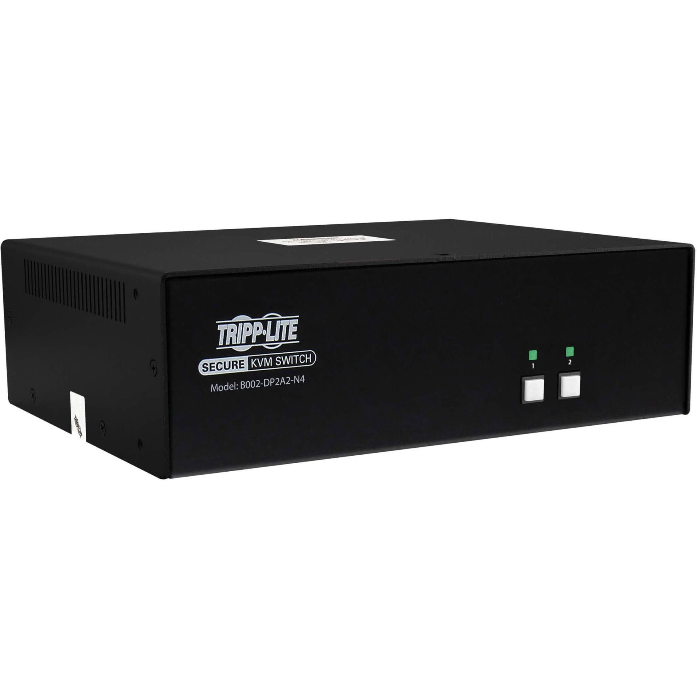 TRIPP-LITE SECURE KVM SWITCH  
Model: B002-DP2A2-N4