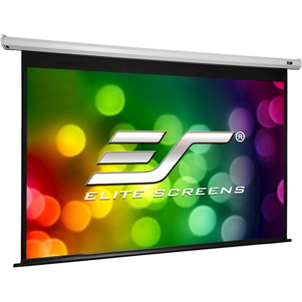 Angle. Elite Screens - Spectrum Series 120" Electric Motorized Projector Screen - White.