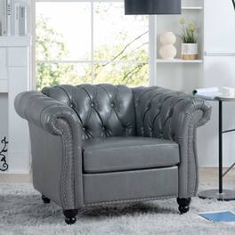 Anysun - Modern Classic PU Leather Sofa Set - Luxurious Comfort & Stylish Durable Design - Gray