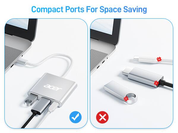 Compact Ports For Space Saving