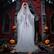 Alt View 1. Costway - Costway Halloween Animatronic Standing Bride & Standing Groom 7.2 FT Haunted Decoration - White,Black.