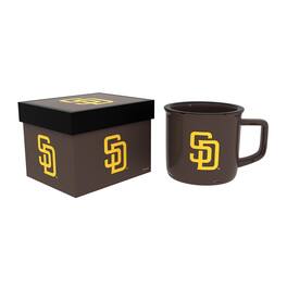 Evergreen Enterprises - San Diego Padres 14oz. Ceramic Camp Cup with Gift Box - Multicolor