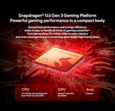 Pocket FIT Gaming Handheld G3 Gen3, 16GB RAM, 512GB Storage Pocket FIT Gaming Handheld G3 Gen3, 16GB RAM, 512GB Storage