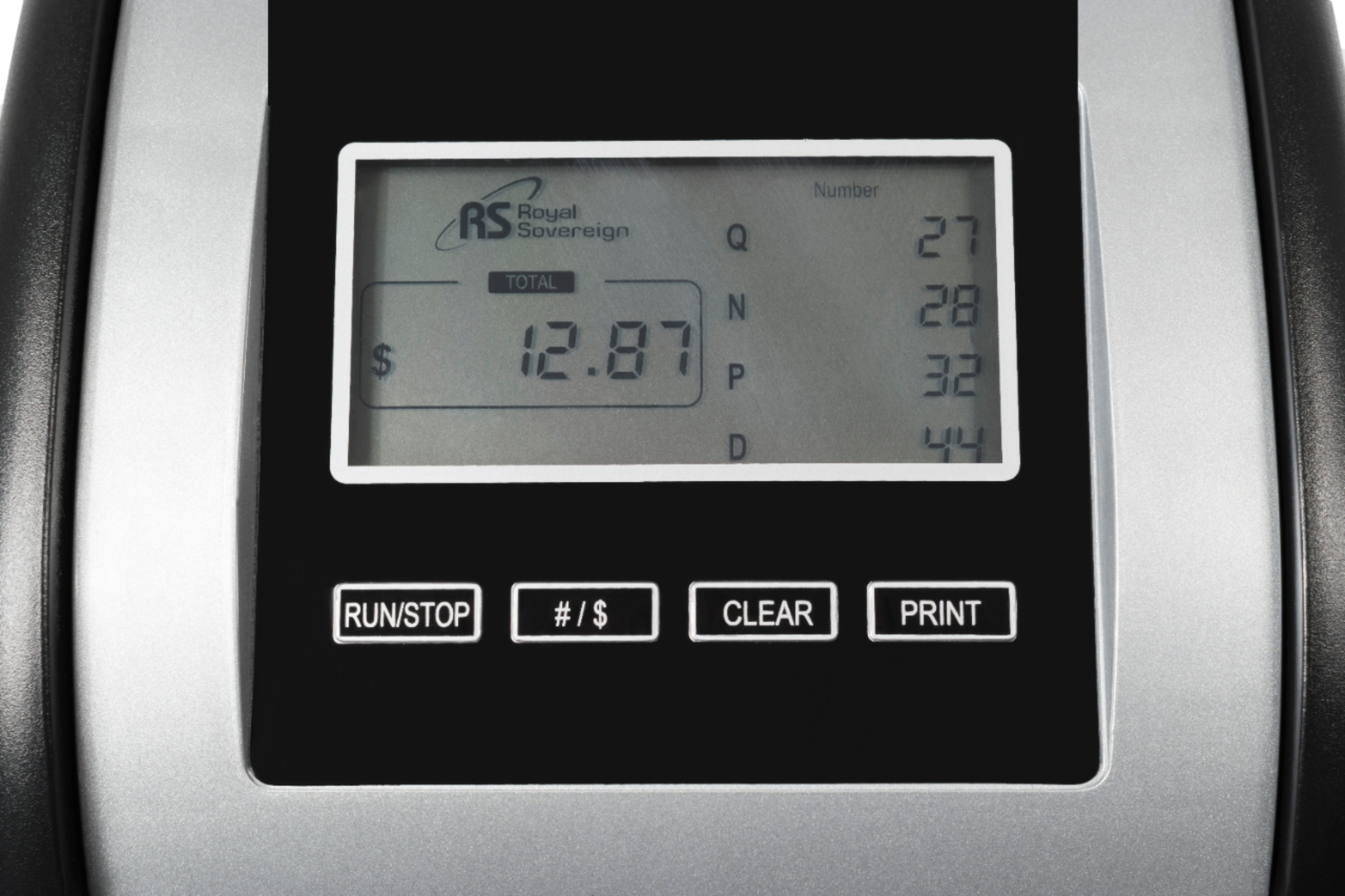 Best Buy: Royal Sovereign 4 Row Electric Coin Counter Black/Silver FS-44P