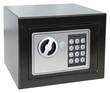 Royal Sovereign - 0.15 Cu. Ft. Digital Safe - Black/Silver - Larger Front