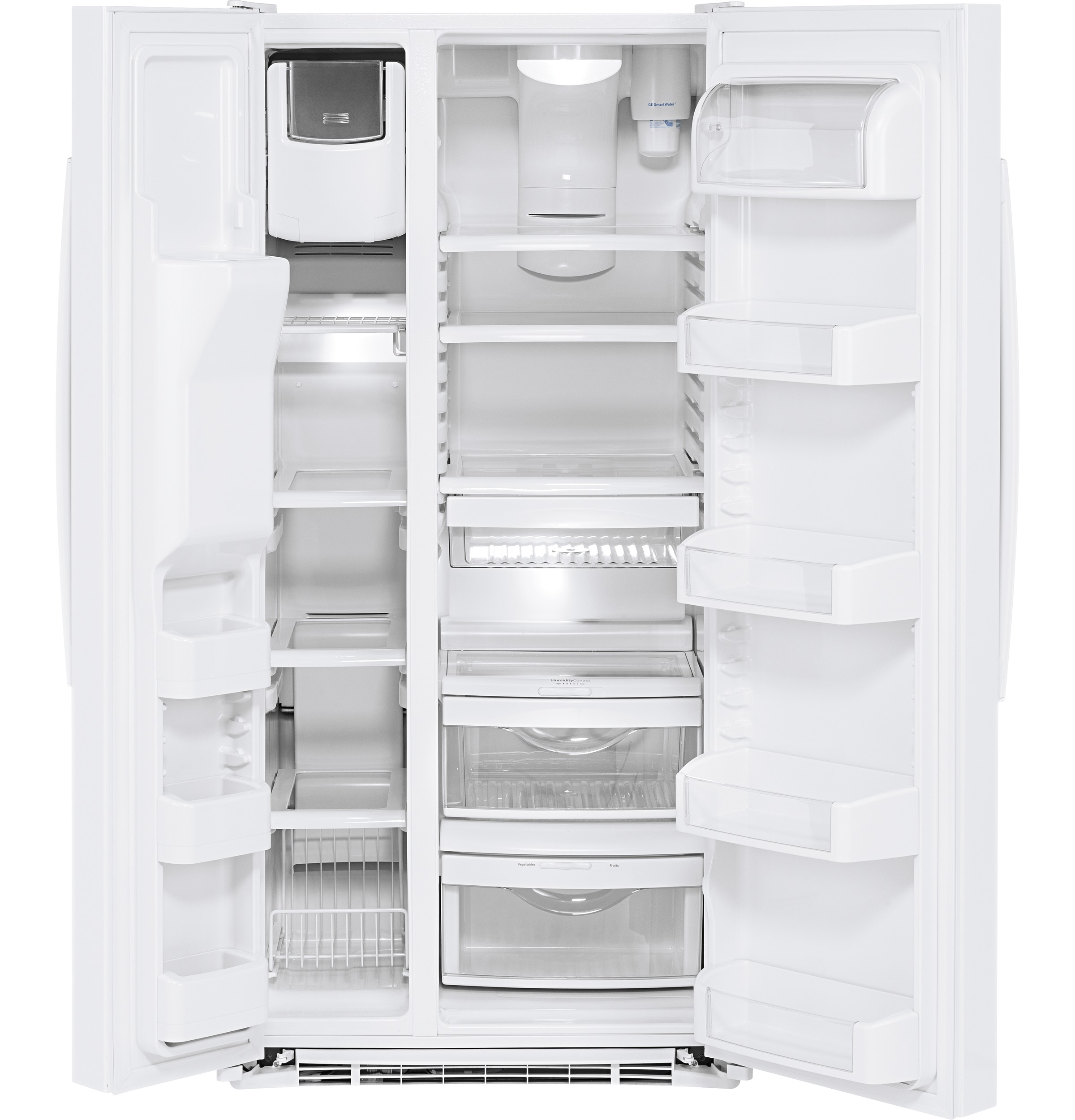 Best Buy: GE 22.5 Cu. Ft. Frost-Free Side-by-Side Refrigerator with ...