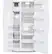 Alt View 12. GE - 22.5 Cu. Ft. Frost-Free Side-by-Side Refrigerator with Thru-the-Door Ice and Water - White.