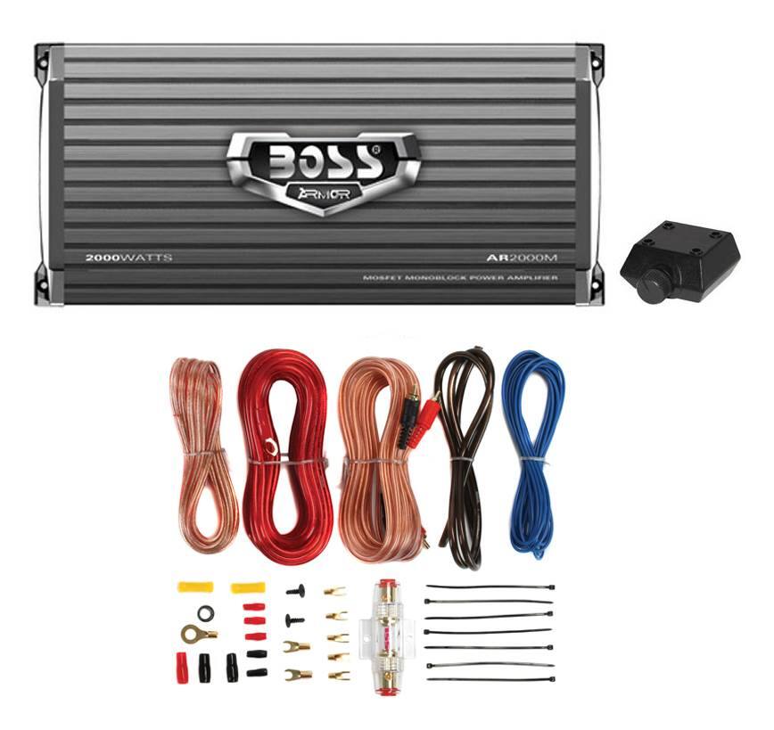 BOSS ARMOR 2000WATTS AR2000M MONOBLOCK POWER AMPLIFIER