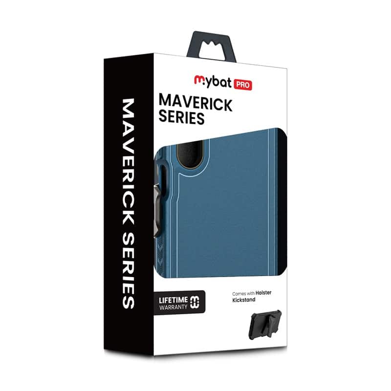 mybat PRO MAVERICK SERIES MAVERICK SERIES LIFETIME WARRANTY # Kickstand Comes with Holster