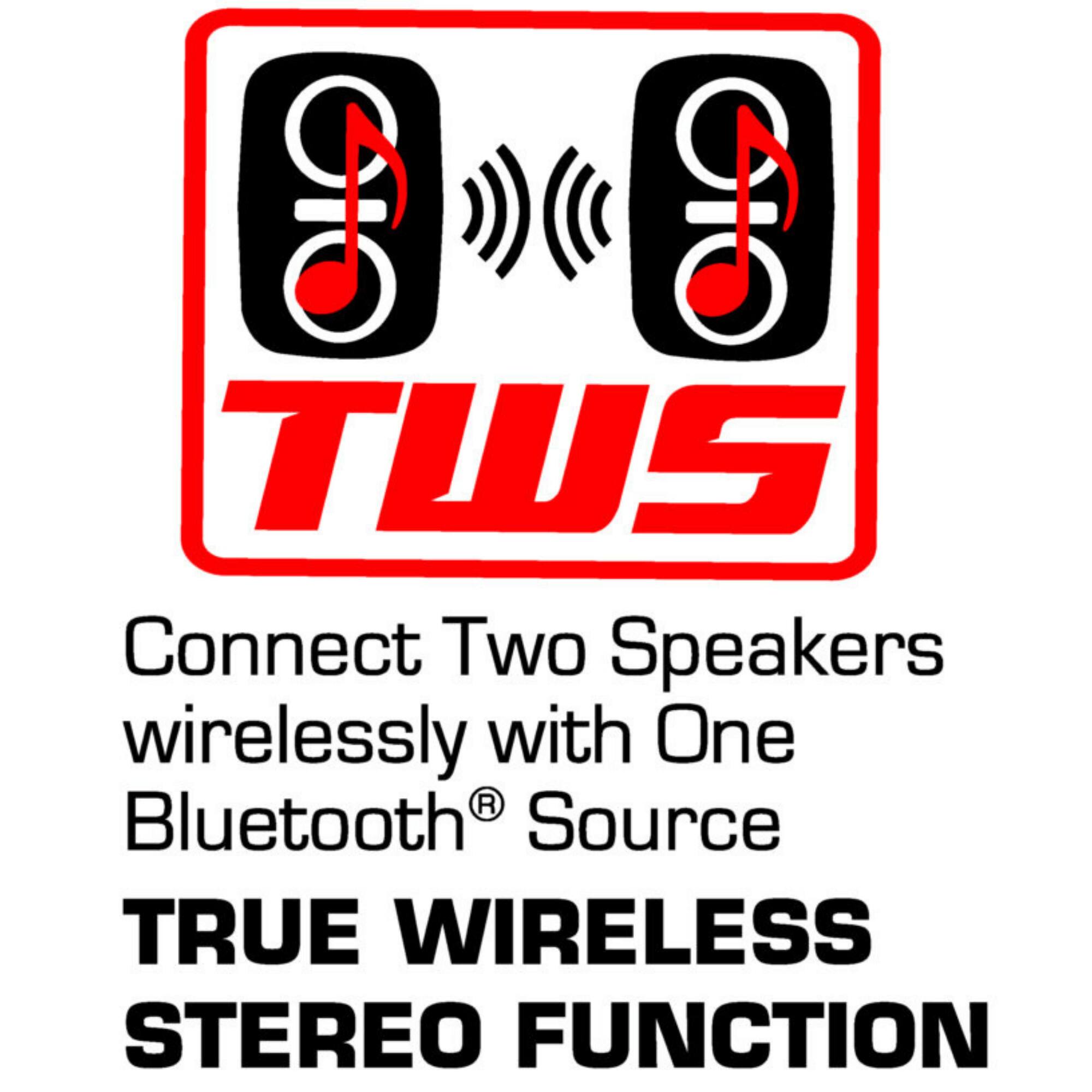 3 3 TWS Connect Two Speakers wirelessly with One Bluetooth® Source TRUE WIRELESS STEREO FUNCTION