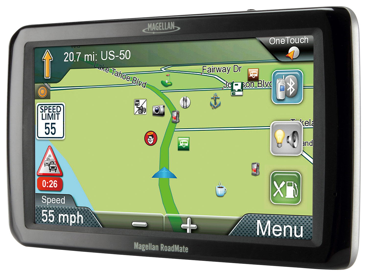 Buy: Magellan RV 9365T-LMB 7" GPS with Built-in Bluetooth and Lifetime Map and Traffic Updates Black RV9365SGLUC