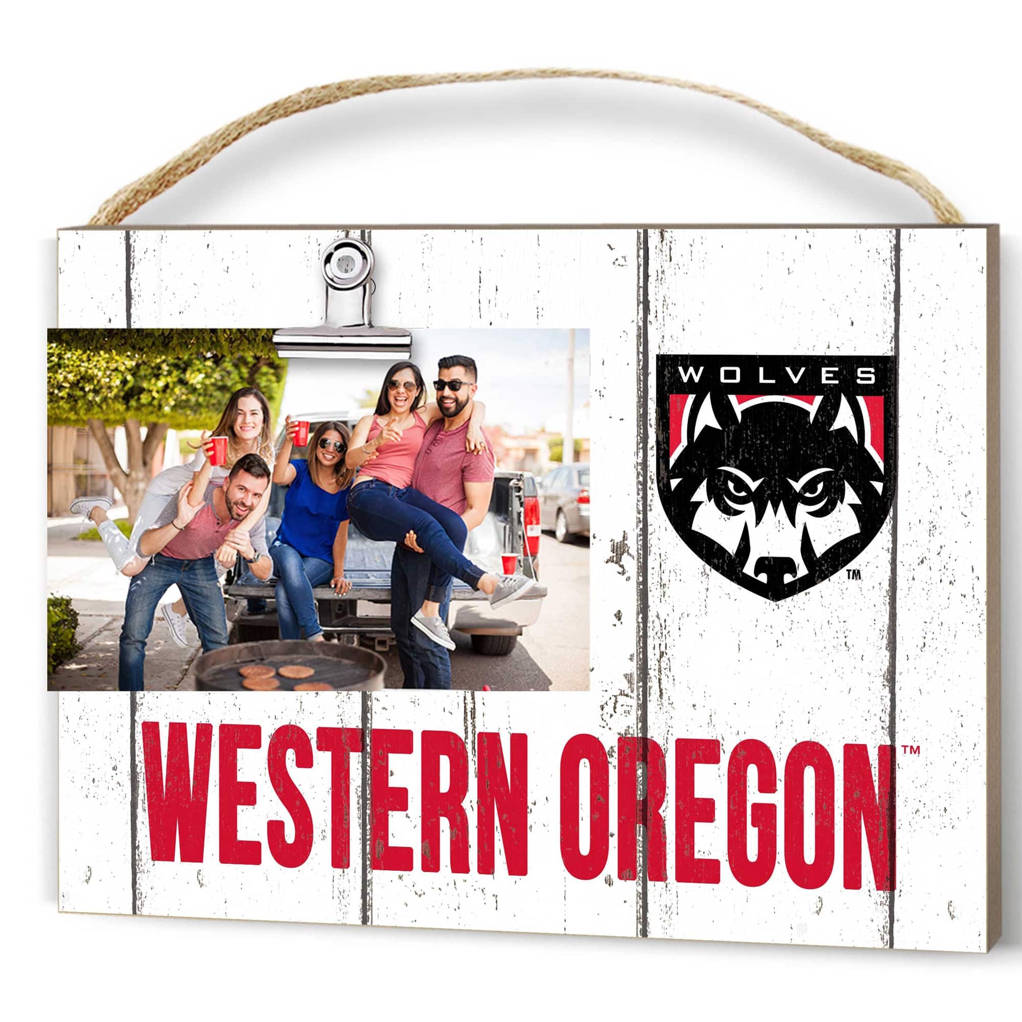 "Jardine - Western Oregon Wolves 8"" x 10"" Weathered Clip It Frame - White" price history on PriceWatchPro