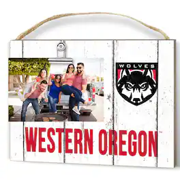 Jardine - Western Oregon Wolves 8" x 10" Weathered Clip It Frame - White