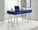 Alt View Zoom 13. OSP Home Furnishings - Vivid 2 Drawer Desk - Lapis Blue/Chrome.
