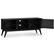 Alt View 1. Simpli Home - Draper SOLID HARDWOOD 60 inch Wide Mid Century Modern TV Media Stand in Black For TVs up to 65 inches - Black.