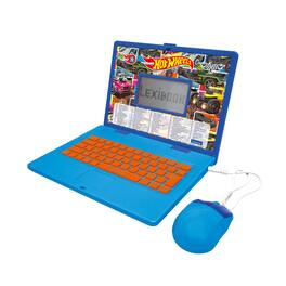Lexibook - Hot Wheels Bilingual Educational Laptop with 164 Activities