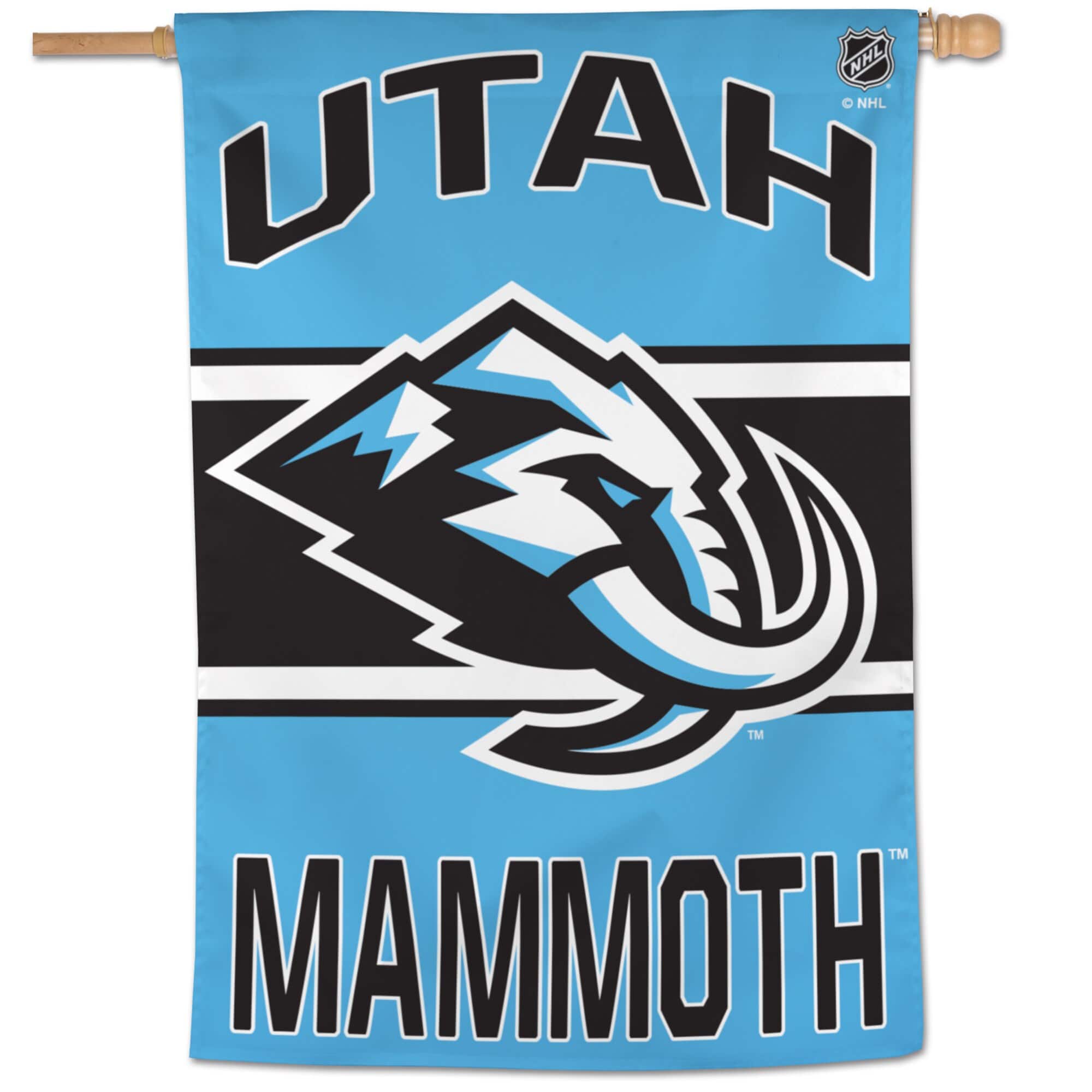 WinCraft - Utah Mammoth 28" x 40" Single-Sided Vertical Banner - Multicolor