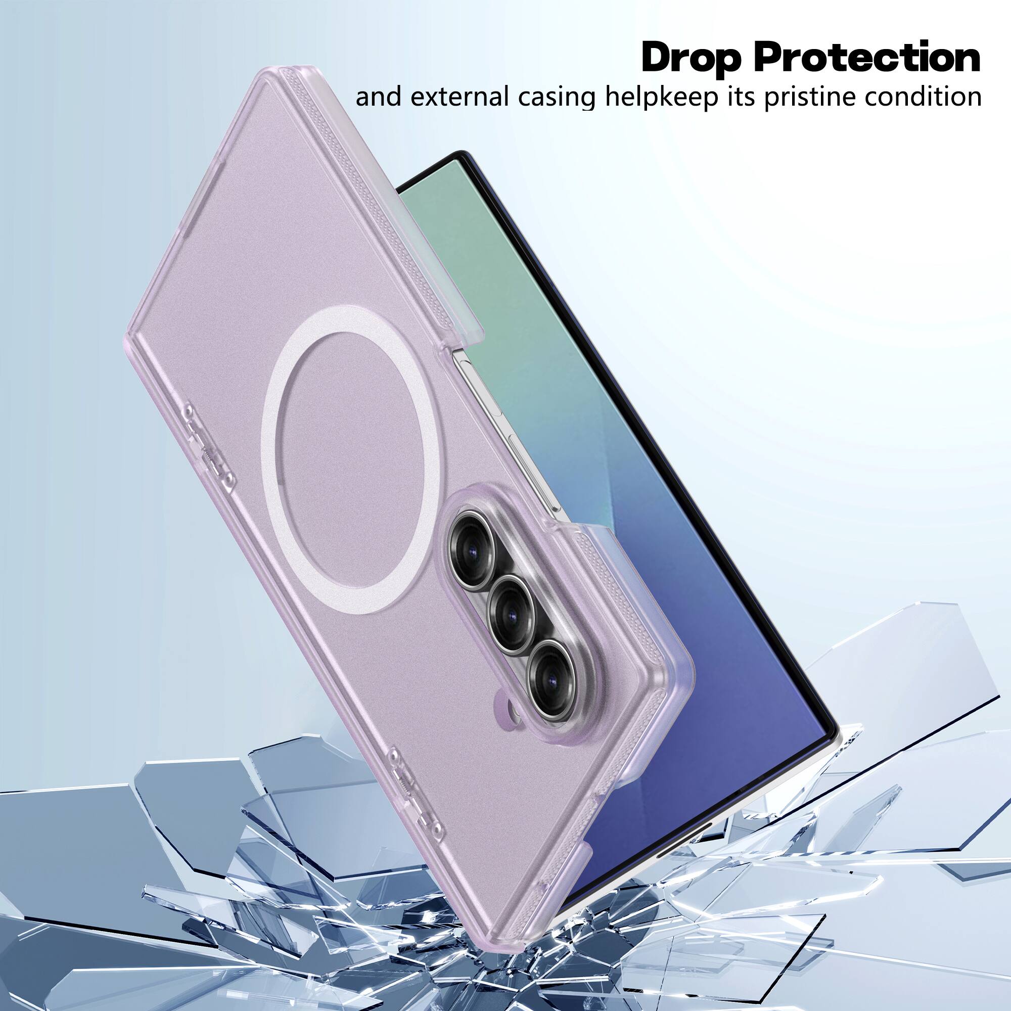 Drop Protection and external casing help keep its pristine condition
