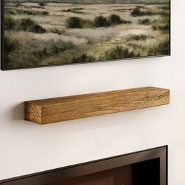 Plank+Beam - Rustic Floating Shelf/Fire Beam (48in / 1219mm) - Rustic Honey