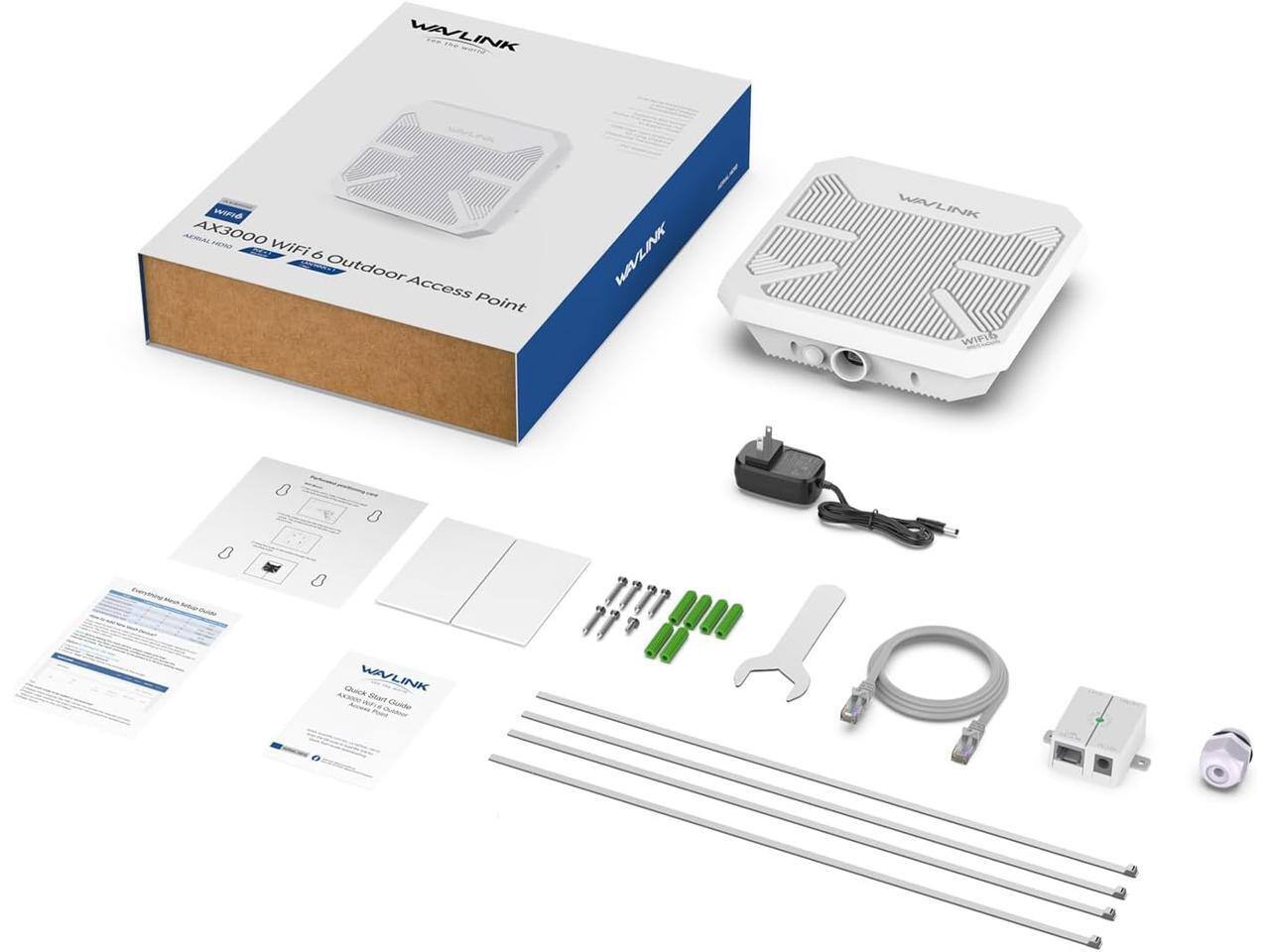 WAVLINK  
WIFIG ACIDAI AX3000 HUNG WiFi 6 Outdoor Access Point  
WAVLINK  
WAVLINK WIFIG  
Quick Start Guide