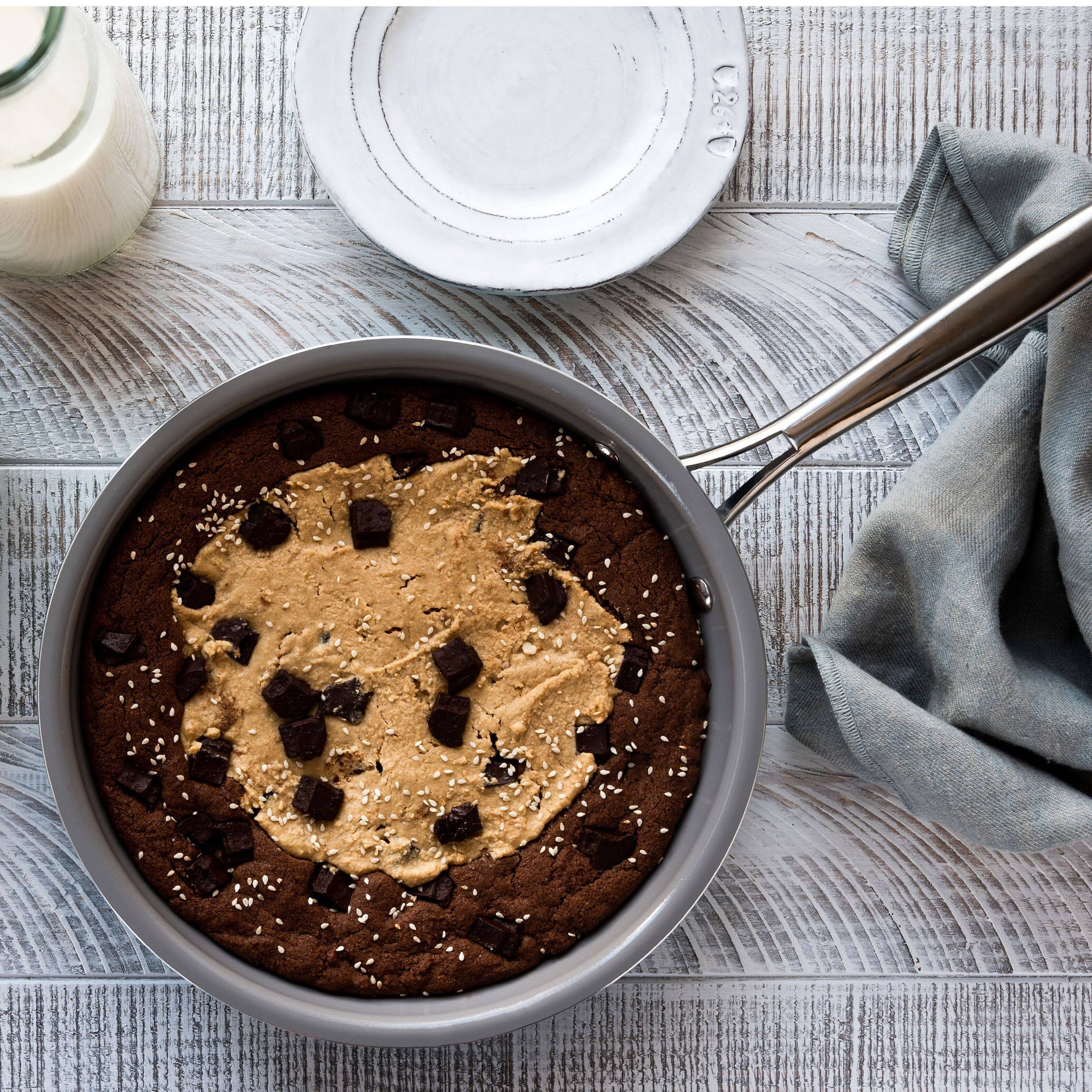 Alt View 2. Gotham Steel - Gotham Steel Aqua Blue 12" Nonstick Fry Pan with Stay Cool Handle - Blue.