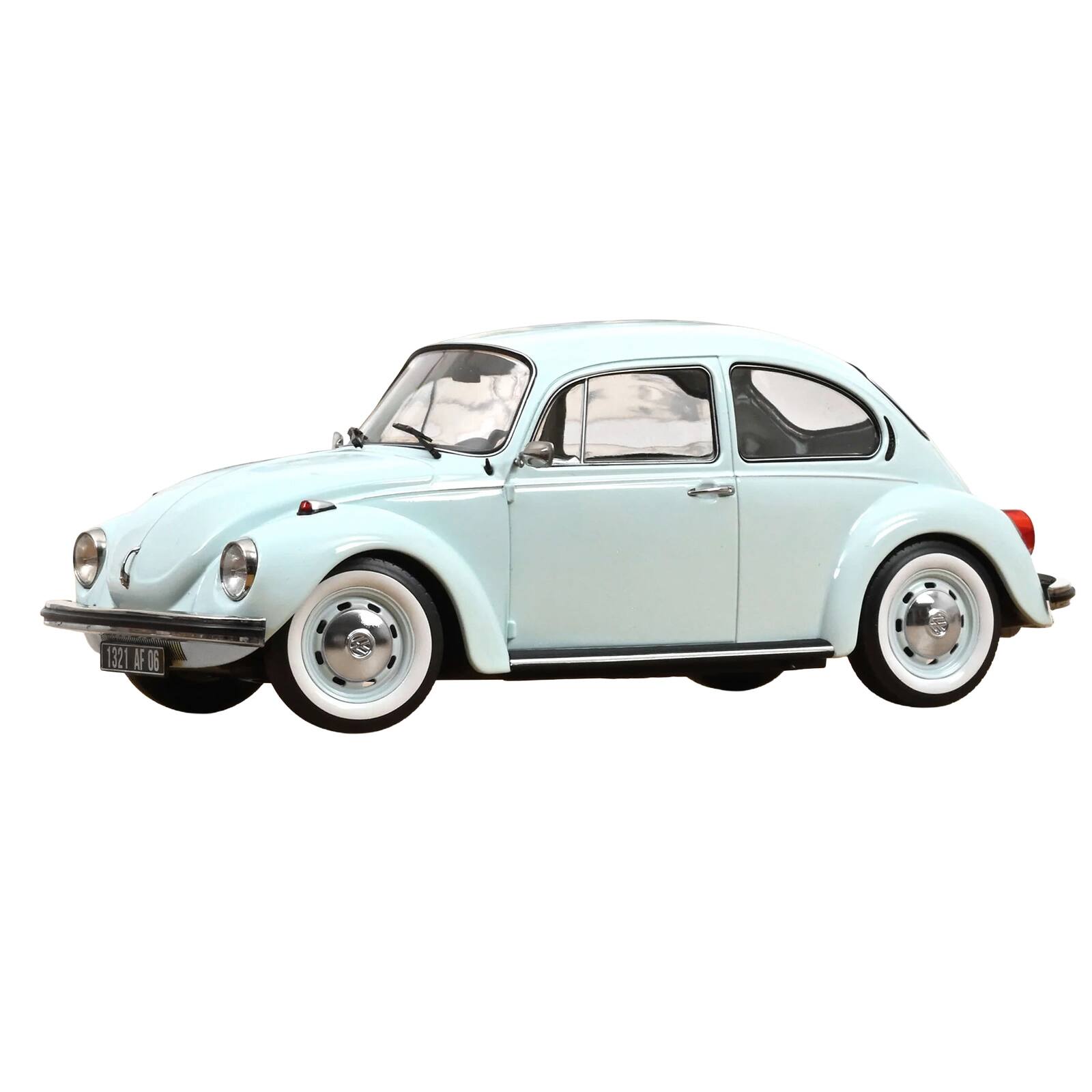 Alt View 1. Norev - 1973 Volkswagen 1303 Beetle Pastel Blue 1/18 Diecast Model Car by Norev.