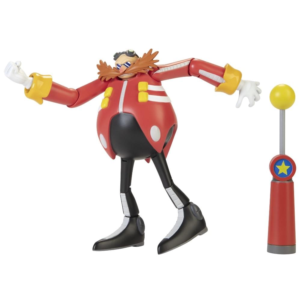 Alt View 10. Jakks Pacific - Sonic the Hedgehog 4 Inch Figure | Dr. Eggman (Modern) with Checkpoint - Red.