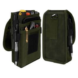 Kitcheniva - Electrician Multitool Organizer Holster Belt Pouch - Olive