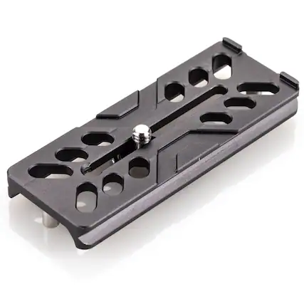 Front. Benro - Benro PL100N Arca-Swiss Type Quick Release Camera Plate for GH5CMini Gimbal Head.