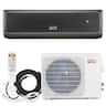 Costway - 12000 BTU Mini Split Air Conditioner, 21 SEER2 208-230V Inverter AC Unit Cools Rooms up to 750 Sq. Ft - Grey,White