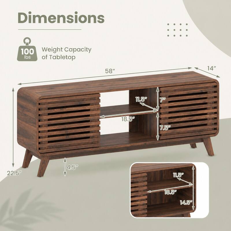 Dimensions  
100 lbs Weight Capacity of Tabletop  
58"  
14"  
11.5"  
7"  
18.5"  
7.5"  
22.5"  
4.5"  
11.5"  
18.5"  
14.5"