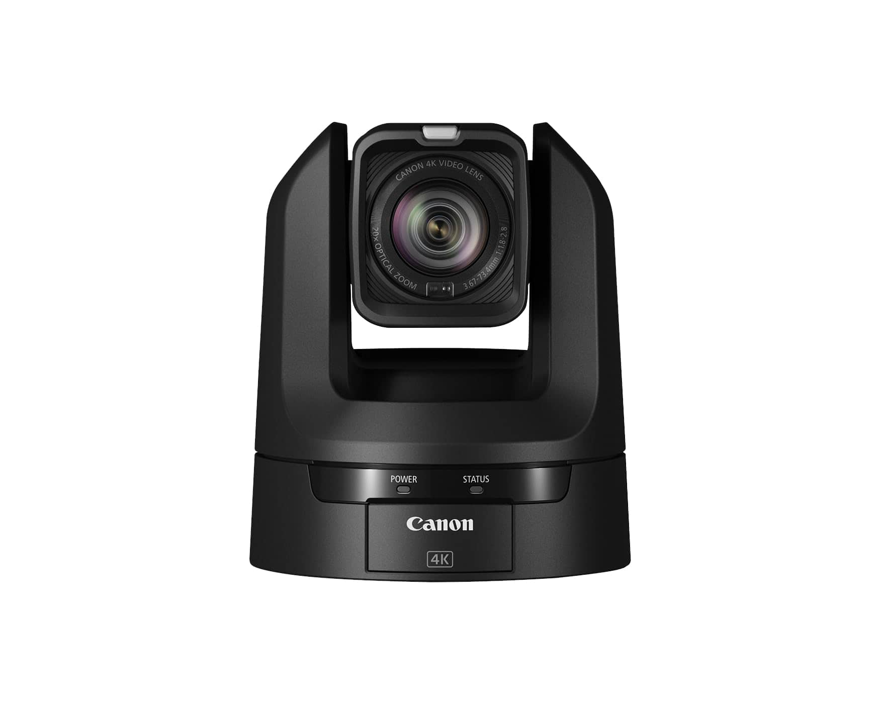 Canon - CR-N100 PTZ Camera (Black), 20x Optical Zoom, 4K UHD Video, Professional Productions, House of Worship, Education,
