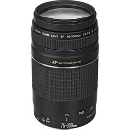 Canon - EF 75-300mm f/4-5.6 III USM Lens (International Model) - Black