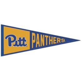 WinCraft - Pitt Panthers 13" x 32" Wool Primary Logo Pennant - Multicolor